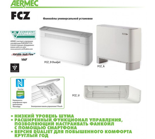 Напольно-потолочный фанкойл Aermec FCZ 450 UA
