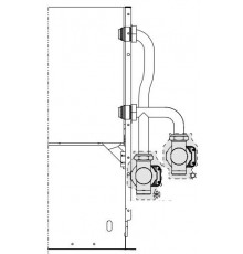 Комплект клапанов для четырехтрубной системы Aermec VCF 3X4R