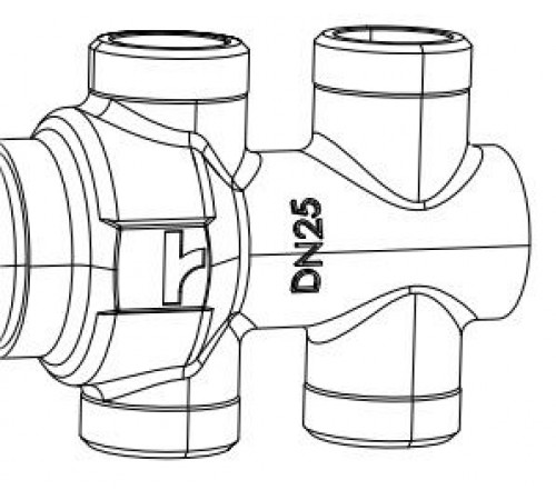 Трехходовой клапан Aermec VCT 203