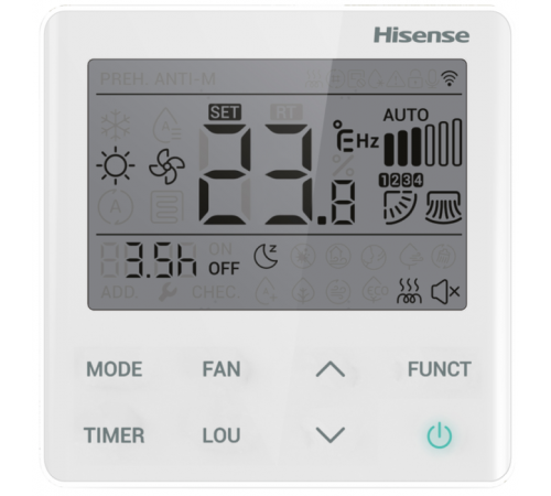 Канальный кондиционер Hisense Heavy EU ADT-18UX4RCL8/AUW-18U4RS7 Wi-Fi