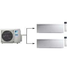 Мульти сплит-система Daikin Emura 3 2MXM50A9/FTXJ25AW9*2