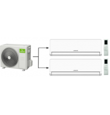 Мульти сплит-система Lessar eMagic LU-2HE18FVE2/LS-MHE09KBE2*2