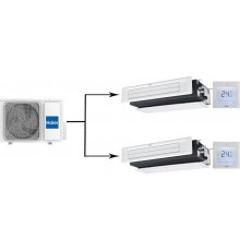 Мульти сплит-система Haier Duct LSP 2U40S2SM2FA/AD12SS1ERA(N)(P)/AD12SS1ERA(N)(P)