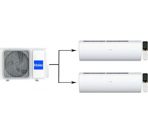 Мульти сплит-система Haier 2U50S2SM2FA/AS25S2SJ3FA-W*2