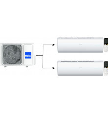 Мульти сплит-система Haier 2U40S2SM2FA/AS25S2SJ3FA-W*2